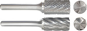 Carbide Burr<br>Cylinder Shape<br>with End Cut