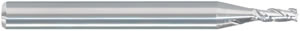 High Performance<br>Miniature End Mills<br>Chamfered Corner<br>4 Flute - Regular Length